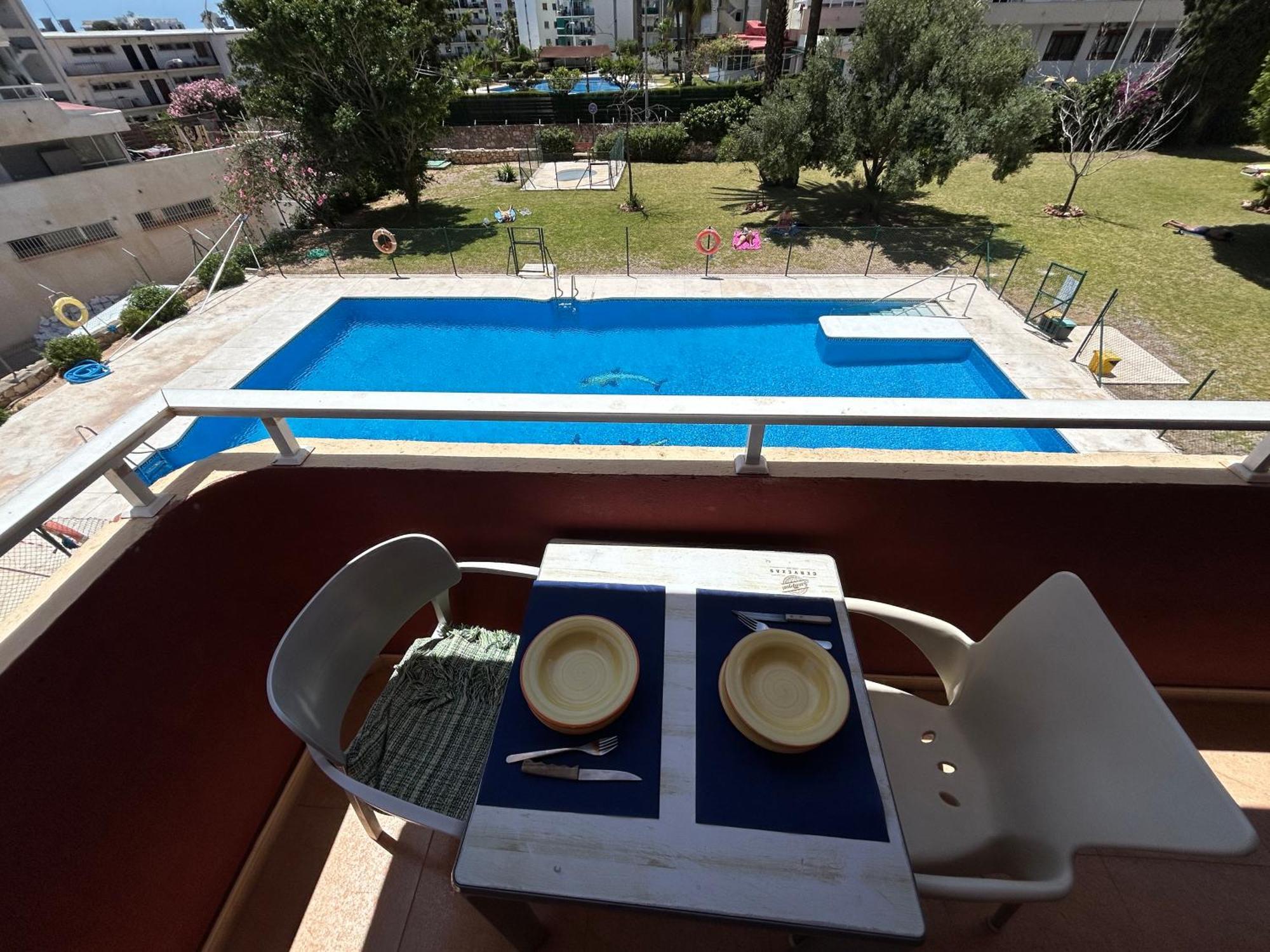 Piscina Terrazza Seaview Apartment Benalmadena Bagian luar foto